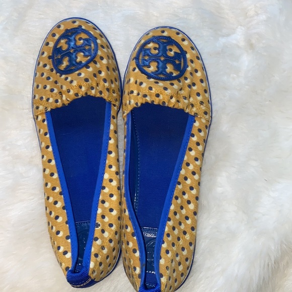Tory Burch Signature Logo Canvas Pokla Dot Ballet Flat
Loafer Slip-On size 10 M - Picture 7 of 7